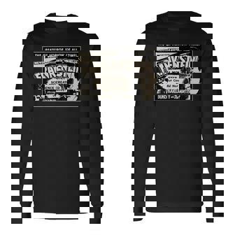 ヴィンテージホラー映画モンスター ハロウィン フランケンシュタインモンスター 長袖Tシャツ - Kawaiitshirt