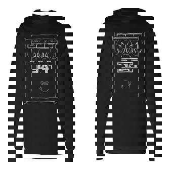 ヴィンテージミュージックラットディストーションペダル ベースギタースタイル 長袖Tシャツ - Kawaiitshirt