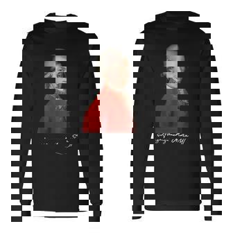 ヴォルフガング・アマデウス・モーツァルト 作曲家 シグネチャー クラシック音楽 長袖Tシャツ - Kawaiitshirt