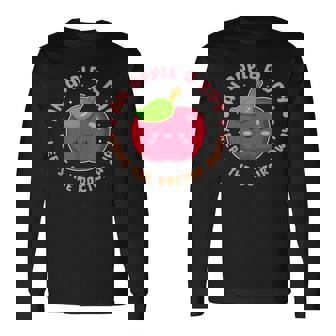 一日のリンゴは医者を遠ざけます 長袖Tシャツ - Kawaiitshirt