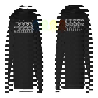 一索 麻雀 牌 おもしろ グッズ 服 面白いtシャツ 文字入り 面白い 文字 ネタ メンズ レトロ ビンテージ 長袖Tシャツ - Kawaiitshirt