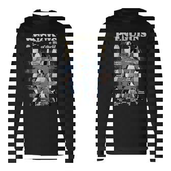 世界のペンギン 海洋生物学 ペンギン好き 長袖Tシャツ - Kawaiitshirt