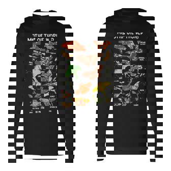 世界の蛾 昆虫昆虫 長袖Tシャツ - Kawaiitshirt