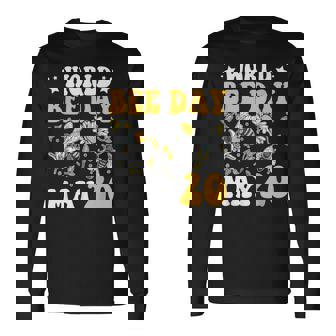 世界ミツバチの日 ミツバチ 長袖Tシャツ - Kawaiitshirt