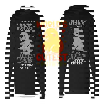 世界一かわいいポテトカピバラ 長袖Tシャツ - Kawaiitshirt