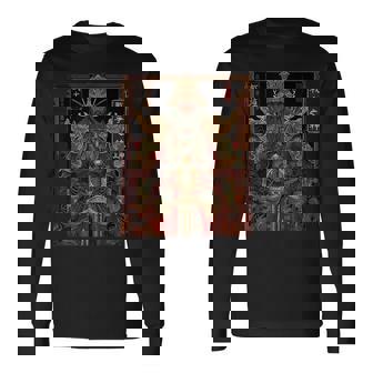 中国神主 関羽 神話 軍人 戦士 長袖Tシャツ - Kawaiitshirt