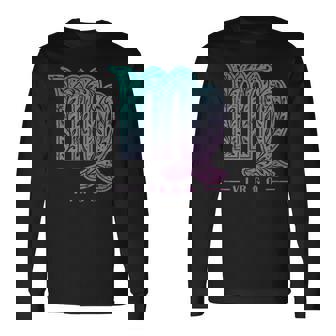 乙女座 星座 観賞用 ヴィンテージ 長袖Tシャツ - Kawaiitshirt