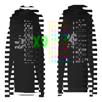 九九 小学校 算数 日 キッズ 男の子 長袖Tシャツ - Kawaiitshirt