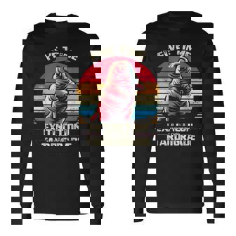 五度絶滅イベントチャンピオン クマムシ生物学者 長袖Tシャツ - Kawaiitshirt