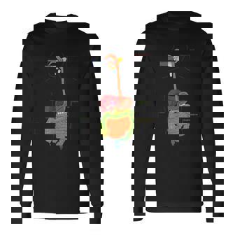 人体消化器系消化管の解剖学 長袖Tシャツ - Kawaiitshirt