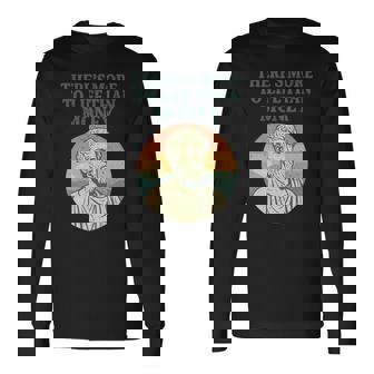 人生にはお金以上のものがあります 哲学者古代 長袖tシャツ 長袖Tシャツ - Kawaiitshirt