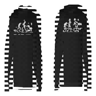 人生の進化と総合格闘技 総合格闘技 長袖Tシャツ - Kawaiitshirt