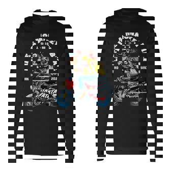 人生はモンキーバイク 長袖Tシャツ - Kawaiitshirt