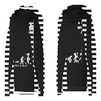 人類の進化 ロッククライミング エイドクライミング フリークライミング アルパインクライミング 登攀 登山 ボルダリング 長袖Tシャツ - Kawaiitshirt