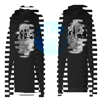 人類の進化 将棋 囲碁 おもしろ グッズ 服 面白いtシャツ 面白い ネタ メンズ 長袖Tシャツ - Kawaiitshirt