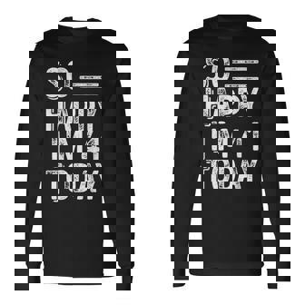 今日で41歳、おめでとう。 長袖Tシャツ - Kawaiitshirt