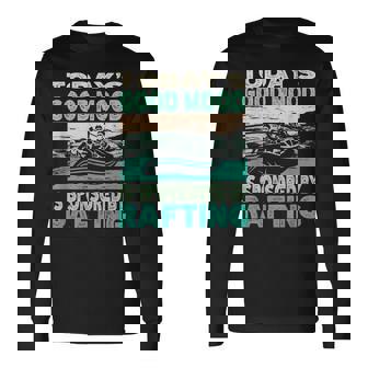 今日のいい気分はラフティングがスポンサー 長袖Tシャツ - Kawaiitshirt