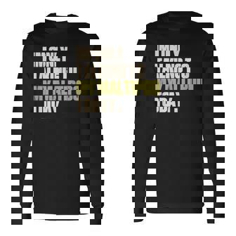 今日は私のマルプーとだけ話している 長袖Tシャツ - Kawaiitshirt