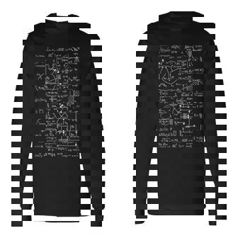代数三角法微積分数学オタク 数学者 長袖Tシャツ - Kawaiitshirt