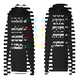 作戦順序 クイズ 数学 先生 イースター チキン うさぎ 長袖Tシャツ - Kawaiitshirt