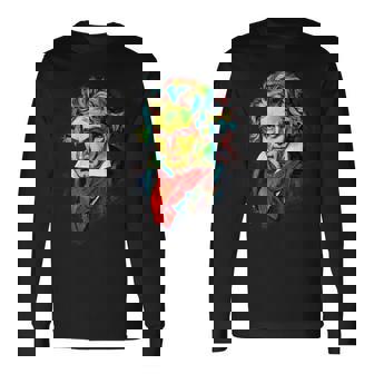 作曲家 ピアノ奏者 クラシック音楽 ベートーヴェン 長袖Tシャツ - Kawaiitshirt