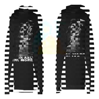 修道女虐殺サバイバルホラーゲームマニアック 長袖Tシャツ - Kawaiitshirt