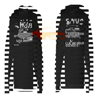 傘寿祝い 車好き お父さん 男性 クラシックカー 80歳 Classic Never Gets Old 長袖Tシャツ - Kawaiitshirt