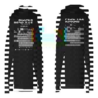 元素周期表 化学 長袖Tシャツ - Kawaiitshirt
