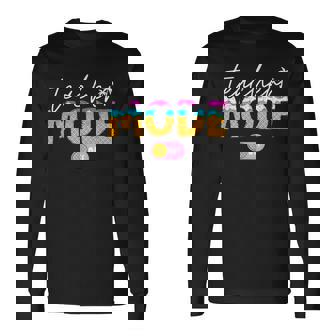 先生モード オフアイスクリーム ハッピー 学校最後の日 夏 長袖Tシャツ - Kawaiitshirt