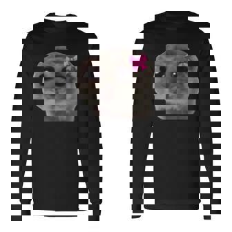 公式悲しいハムスターミーム 長袖Tシャツ - Kawaiitshirt