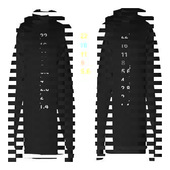 写真シャツ Love Camera Aperture フォトグラファーギフト 長袖Tシャツ - Kawaiitshirt