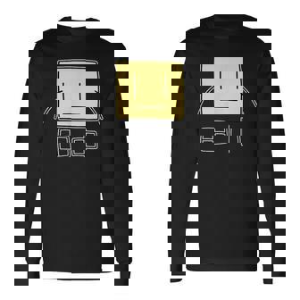 前背両面おもしろプリント「田中」 長袖Tシャツ - Kawaiitshirt