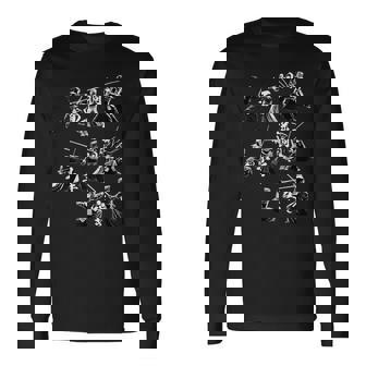 剣道 面白いtシャツ 一本 イラスト 剣道部 剣士 剣術 おもしろ 面白い 服 オリジナル おもしろグッズ ネタ 道場 長袖Tシャツ - Kawaiitshirt