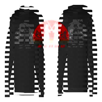 剣道、ヴィンテージスタイル 長袖Tシャツ - Kawaiitshirt