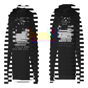 化学猫 元素周期表 長袖Tシャツ - Kawaiitshirt