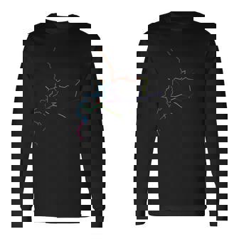 北海道 路線図 鉄道 電車 親子ペア キッズ 長袖Tシャツ - Kawaiitshirt