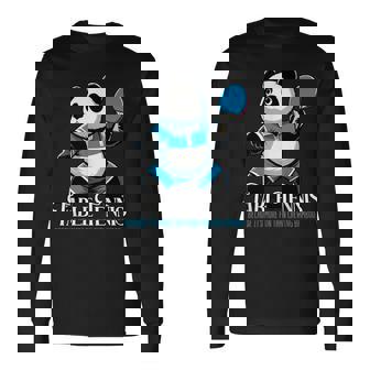 卓球 パンダ 卓球 長袖Tシャツ - Kawaiitshirt