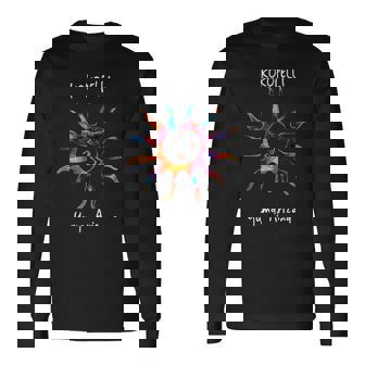 南西の太陽とココペリ 長袖Tシャツ - Kawaiitshirt