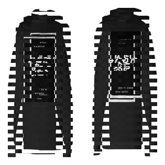 博多弁 方言 半袖 メンズ レディース 文字 ロゴ おもしろい おしゃれ かっこいい かわいい 長袖Tシャツ - Kawaiitshirt