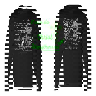 双極性障害啓発 双極性障害 戦士 キリスト 長袖Tシャツ - Kawaiitshirt