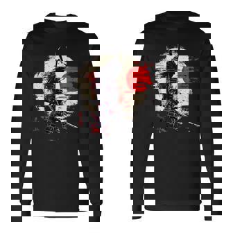 古代 日本 武士 武道 レトロ ヴィンテージ 長袖Tシャツ - Kawaiitshirt