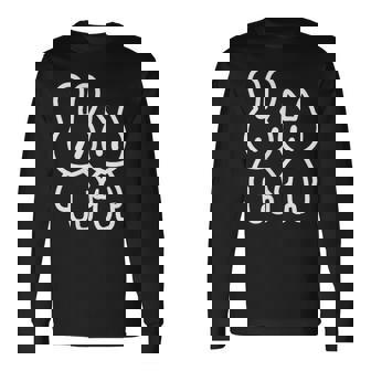 可愛いカワイイ Y2k コケット猫 うさぎと猫 長袖Tシャツ - Kawaiitshirt