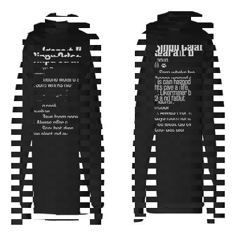 史上最高のシンガプーラ猫お父さん定義面白い猫好き 長袖Tシャツ - Kawaiitshirt