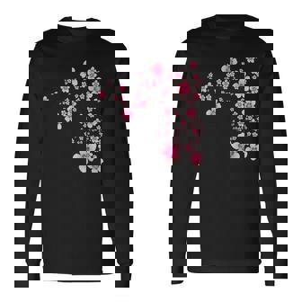 咲く桜 日本 桜 花 喜び 長袖Tシャツ - Kawaiitshirt