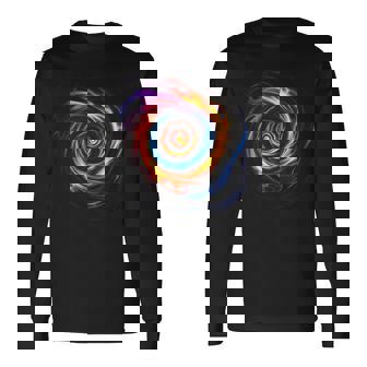 回転するレインボーフレームワールプール。 長袖Tシャツ - Kawaiitshirt