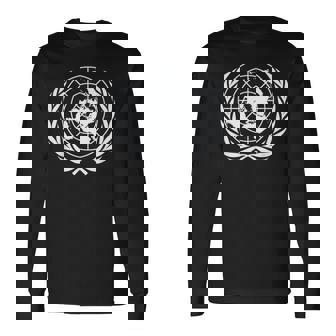 国連国旗 長袖Tシャツ - Kawaiitshirt