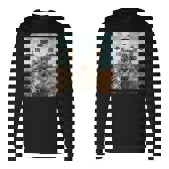 地球外との出会い 長袖Tシャツ - Kawaiitshirt