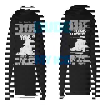 地球温暖化対策 シロクマ 長袖Tシャツ - Kawaiitshirt