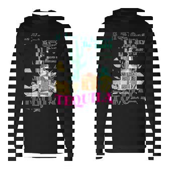 塩辛くなるならテキーラのサマーパーティーを持ってきて 長袖Tシャツ - Kawaiitshirt