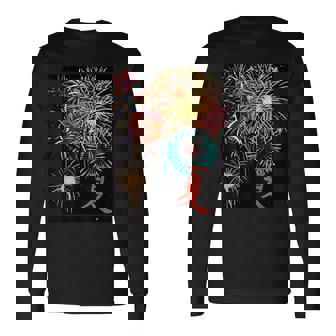 夏だね！花火だ！ 長袖Tシャツ - Kawaiitshirt